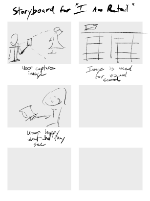 Storyboard sketch -- every claim the AI makes traces back to a specific source document
