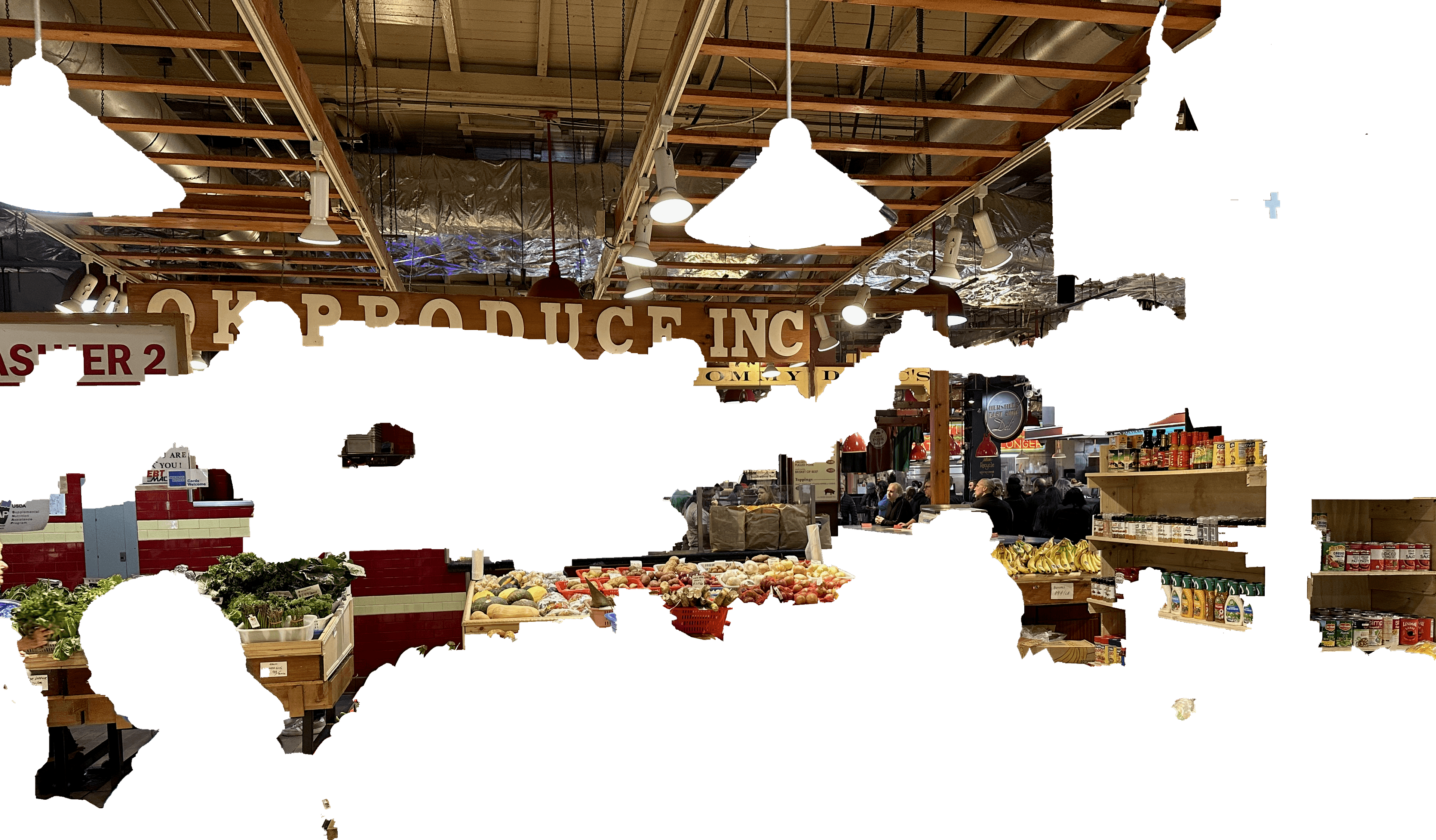 Reading Terminal Market mid-distance