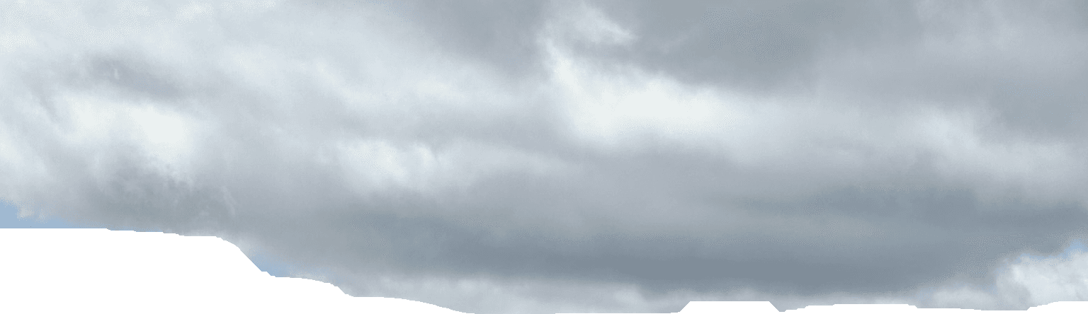 Sky and mesa silhouettes